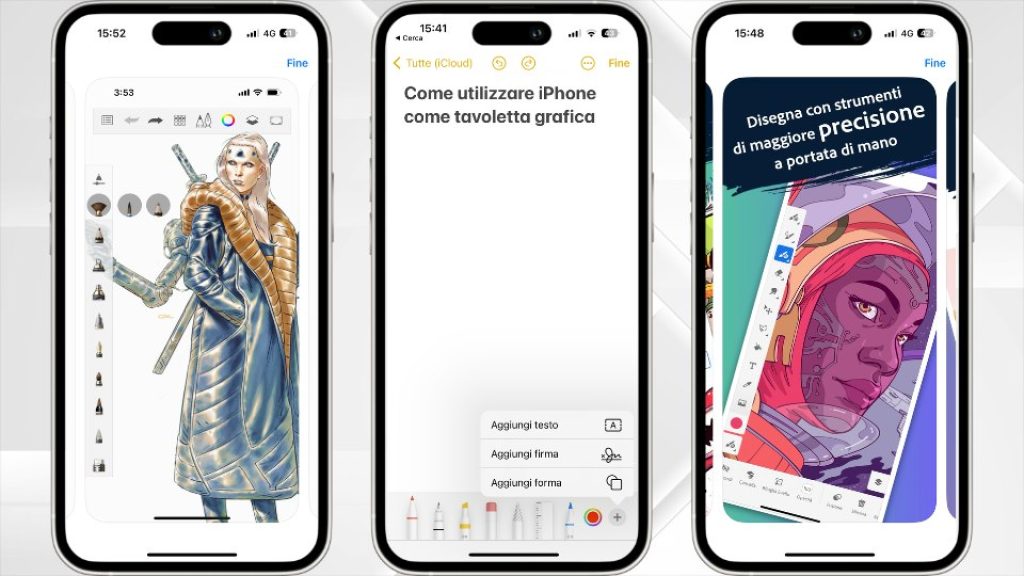 Come utilizzare iPhone come tavoletta grafica