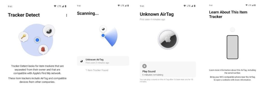 Collegare AirTag a Android
